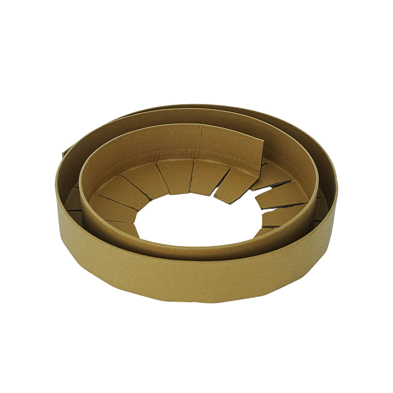 Protector de papel en forma de anillo para defensa de bordes de bobinas y rodillos