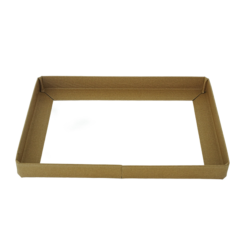 Protector de esquina de papel plegado en forma de U envolvente para una cobertura total