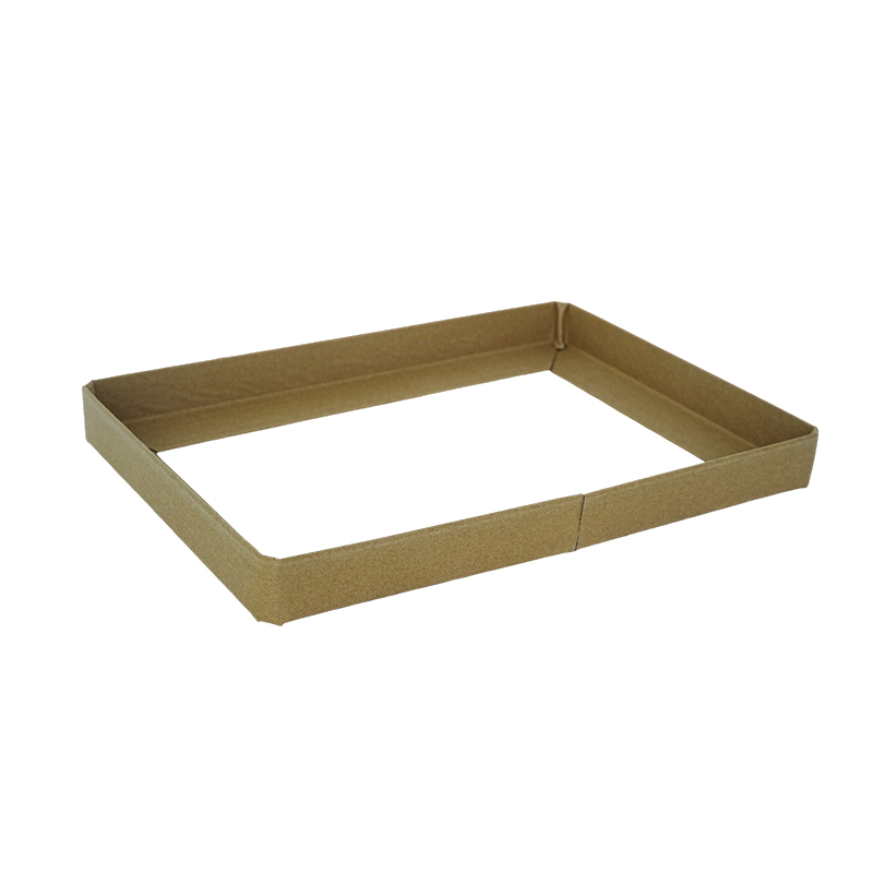 Protector de esquina de papel plegado en forma de U envolvente para una cobertura total