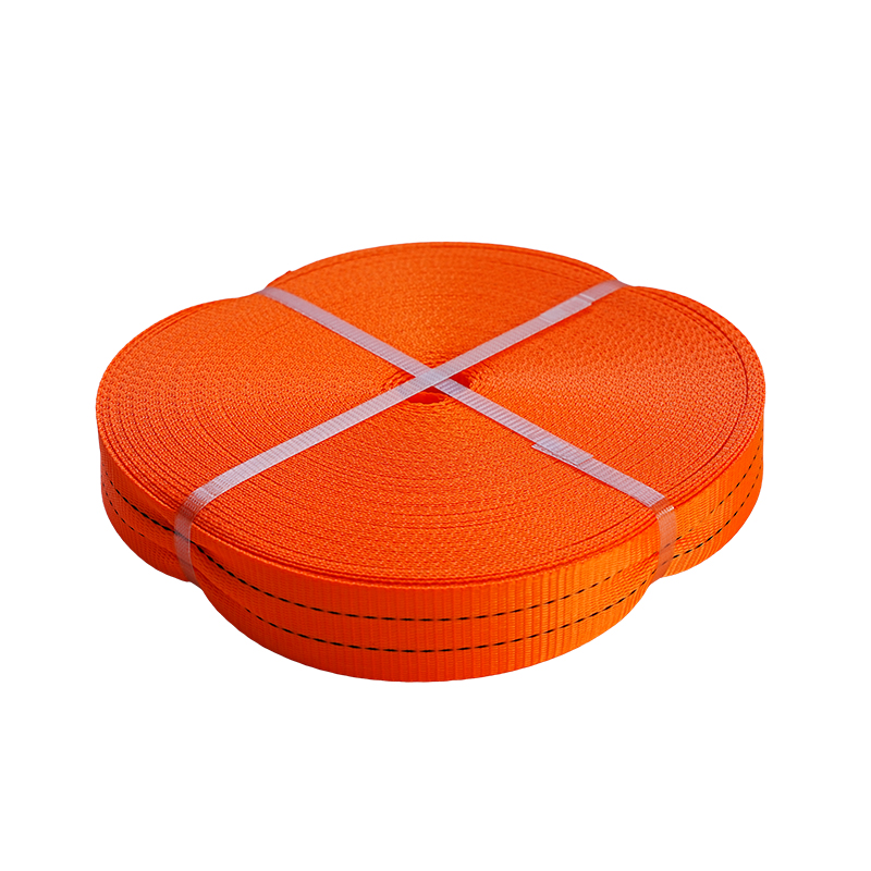 Correa de amarre certificada EN12195-2 de poliéster tejida para asegurar carga