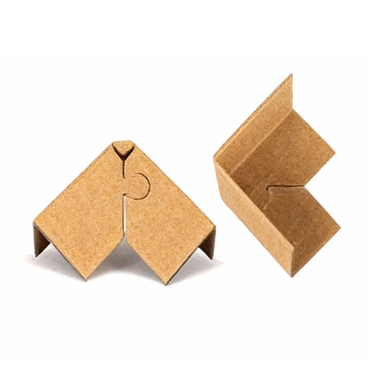 Protector de esquinas de papel entrelazado con diseño de fijación rápida