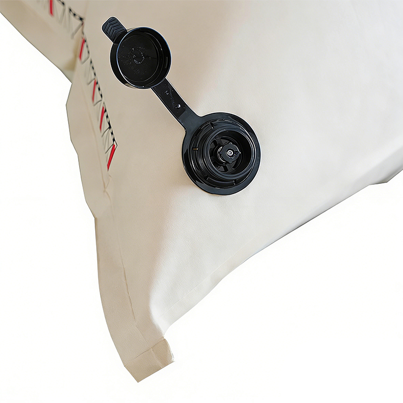 Bolsa de estiba de papel Kraft reciclable y certificada por RoHS con válvula de tormenta doble para envío