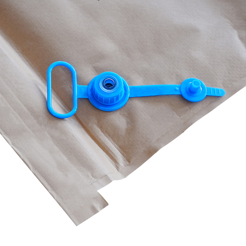 Bolsa de estiba de papel Kraft reciclable y certificada por RoHS con válvula de tormenta doble para envío
