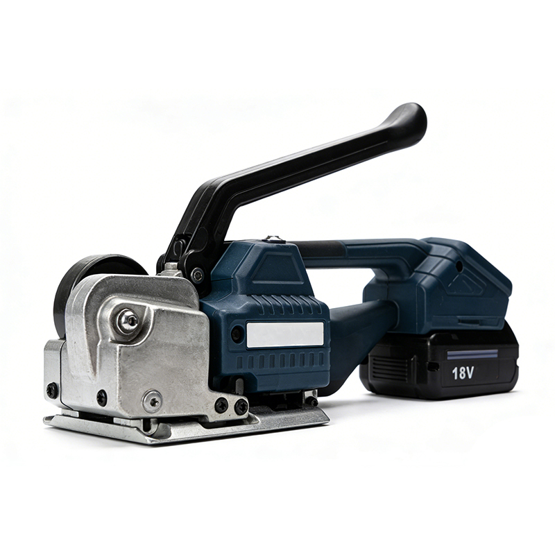 Herramienta de flejado alimentada por batería de tensión manual V1